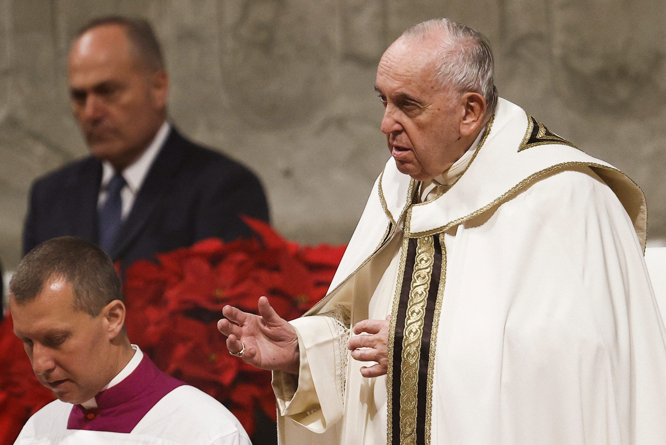 Remember the war weary and the poor, pope urges on Christmas Eve