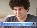 In this screengrab from an interview with ABC News is Sam Bankman-Fried, former CEO of the failed cryptocurrency exchange FTX. 