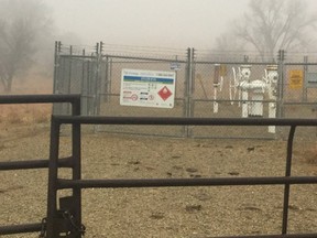 View of the site where the Keystone pipeline crosses U.S. Route 36 just east of Washington, Kansas, Thursday, Dec. 8, 2022, in this image taken from social media.