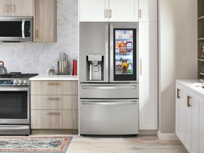 LG InstaView® Door-in-Door® Refrigerator. SUPPLIED