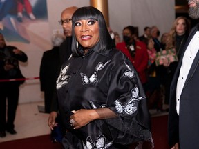 Singer Patti LaBelle arrives to the Kennedy Center honorees gala in Washington, D.C., Dec. 4, 2022.