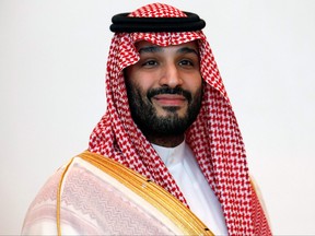 In this file photo taken on Nov. 18, 2022, Saudi Crown Prince Mohammed bin Salman arrives to attend the "APEC Leaders' Informal Dialogue with Guests" event during the Asia-Pacific Economic Cooperation (APEC) summit in Bangkok.