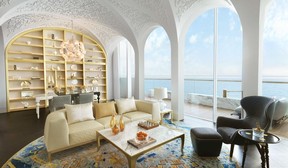 Inside the Raffles Doha. Photographer: Paul Thuysbaert