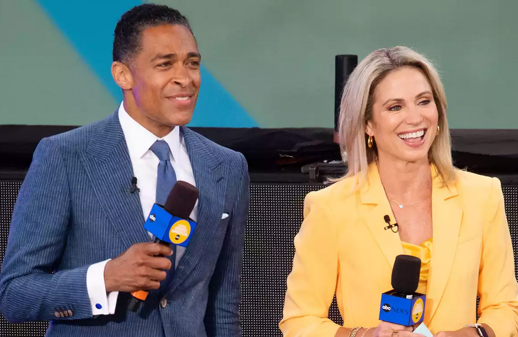 Amy Robach and T.J. Holmes 