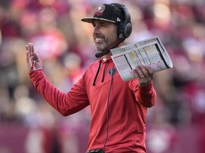 After a few weeks when all was well in the San Francisco backfield, we’re back to the guessing game that Kyle Shanahan brings to his offence. Getty Images