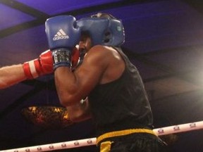 Chann Thonson, right, defeated Aelio “Biro” Mesquita.  Caroline Phillips photo