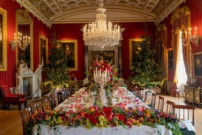 Christmas at Chatsworth is an annual event that takes place inside the manor and outside in the gardens. Each year there is a new theme. Photo: Chatsworth House Trust/DPC