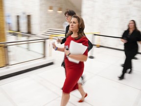 Minister of Finance Chrystia Freeland arrives to appear as a witness at the Public Order Emergency Commission in Ottawa, on Thursday, Nov. 24, 2022.