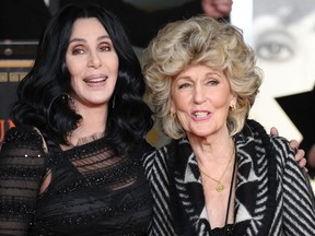 Cher And Her Mother Georgia Holt - Hollywood - November 18th 2010 - Getty