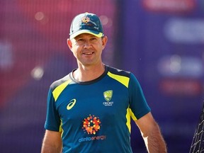 Cricket - ICC Cricket World Cup - Australia Nets - Old Trafford, Manchester, Britain - July 5, 2019.   Australia assistant coach Ricky Ponting during nets.
