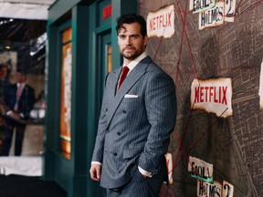 Henry Cavill attends Netflix's "Enola Holmes 2" premiere in New York City, Oct. 27, 2022.