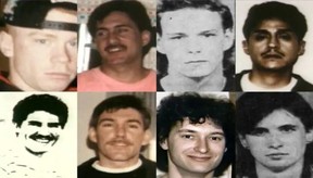 Eight of Herb Baumeister’s many victims. INDIANA STATE POLICE