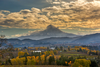 Rolling clouds over Mount Hood near Hood River, Ore., just over an hour’s drive from Portland. (iStock/Washington Post)