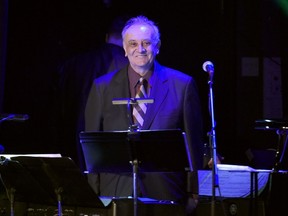 Angelo Badalamenti performs at the David Lynch Foundation Music Celebration at the Theatre at Ace Hotel on April 1, 2015, in Los Angeles.