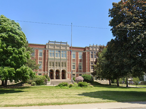 O’Neill Collegiate and Vocational Institute on Simcoe St. N. in Oshawa.