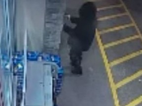 Peel Regional Police released the image of a suspect wanted for killing Pawanpreet Kaur, 21, of Brampton, at a Mississauga gas station on Dec. 3, 2022.