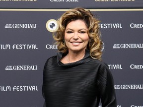 Shania Twain is pictured at the Zurich Film Festival in 2021.