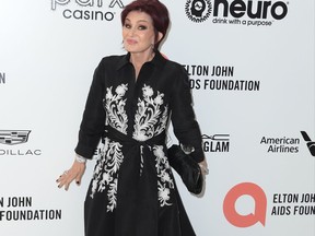 Sharon Osbourne attends an Oscars Awards viewing party in California, March 27, 2022.