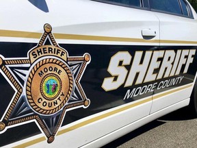 Moore County (N.C.) Sheriff's Office vehicle.
