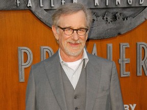 Steven Spielberg at Jurassic World Fallen Kingdom premiere in 2018.
