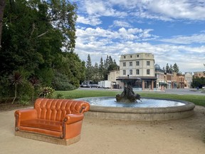 The famous fountain from the opening credits of Friends with the backdrop of Stars Hollow from Gilmore Girls is just part of the magic on the Warner Bros. Studio Tour in Los Angeles.