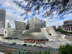 The view of the Walt Disney Concert Hall from the Conrad hotel. CYNTHIA MCLEOD/TORONTO SUN