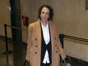 Attorney Susan Necheles arrives to criminal court, Monday, Oct. 31, 2022, in New York.