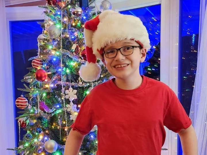  The indomitable Zach Rayment, 13, wishes a Merry Christmas to Sun Fund donors.