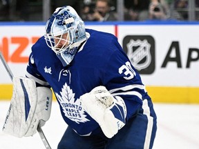 Toronto Maple Leafs goaltender Matt Murray.