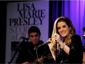 Singer Lisa Marie Presley performs in support of her new album Storm & Grace at The GRAMMY Museum on May 17, 2012 in Los Angeles, Calif.