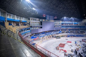 Renovations from the 500L of Rogers Centre in December 2022. HANDOUT/BLUE JAYS