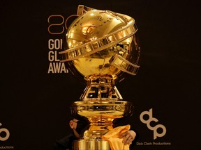 The annual Golden Globe Awards ceremony will be held on Tuesday in Beverly Hills, Calif. Photo taken on Dec. 12, 2022.