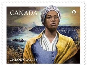 Canada Post has unveiled a new Black History Month stamp honouring Chloe Cooley.