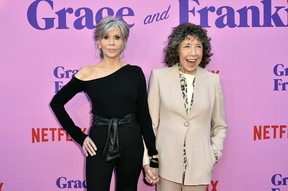 Jane Fonda and Lily Tomlin seen together in 2022.