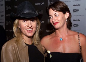 David Crosby's gift to Melissa Etheridge was 1990s' best-kept secret In this Aug. 16, 2000 file photo, Melissa Etheridge, left, and Julie Cypher arrive at a fundraiser for the Christopher Reeve Paralysis Foundation in Los Angeles. (AP Photo/Kevork Djansezian, File)