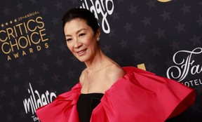 Malaysian actress Michelle Yeoh arrives for the 28th Annual Critics Choice Awards