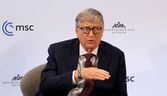 Bill Gates, co-chair of the Bill & Melinda Gates Foundation, speaks during a panel discussion at the 2022 Munich Security Conference on February 18, 2022 in Munich, Germany. (Photo by Alexandra Beier/Getty Images)