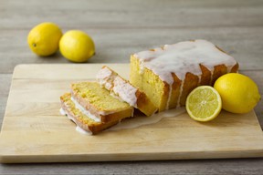 A glazed and sliced lemon loaf cake – gourmetphotography/Getty Images
