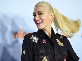 Gwen Stefani arrives for the 30th Annual Nickelodeon Kids' Choice Awards, March 11, 2017 at the Galen Center on the University of Southern California campus in Los Angeles.