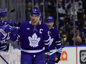 Toronto Maple Leafs forward John Tavares could reach 1,000 games on Sunday.