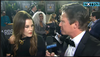 Lisa Marie Presley seen with Extra host Billy Bush at the Golden Globes earlier this month.