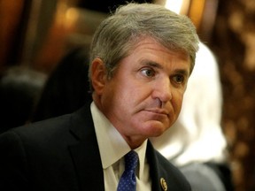 U.S. Representative Michael McCaul is seen at Trump Tower in New York City, Nov. 29, 2016.