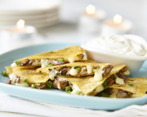 Mushroom and Cheddar Quesadillas – Foodland Ontario