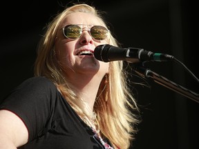 Melissa Etheridge performs at the 30th anniversary of the Oxford Stomp at Shaw Millennium Park  in Calgary on Friday, July 13, 2018.