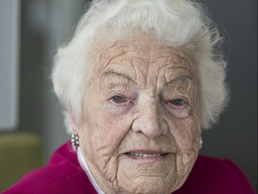 Hazel McCallion, Revera's Chief Elder Officer, at Revera in Mississauga for a celebration of her 99th Birthday. Mississauga, Ont., on Feb. 12, 2020.