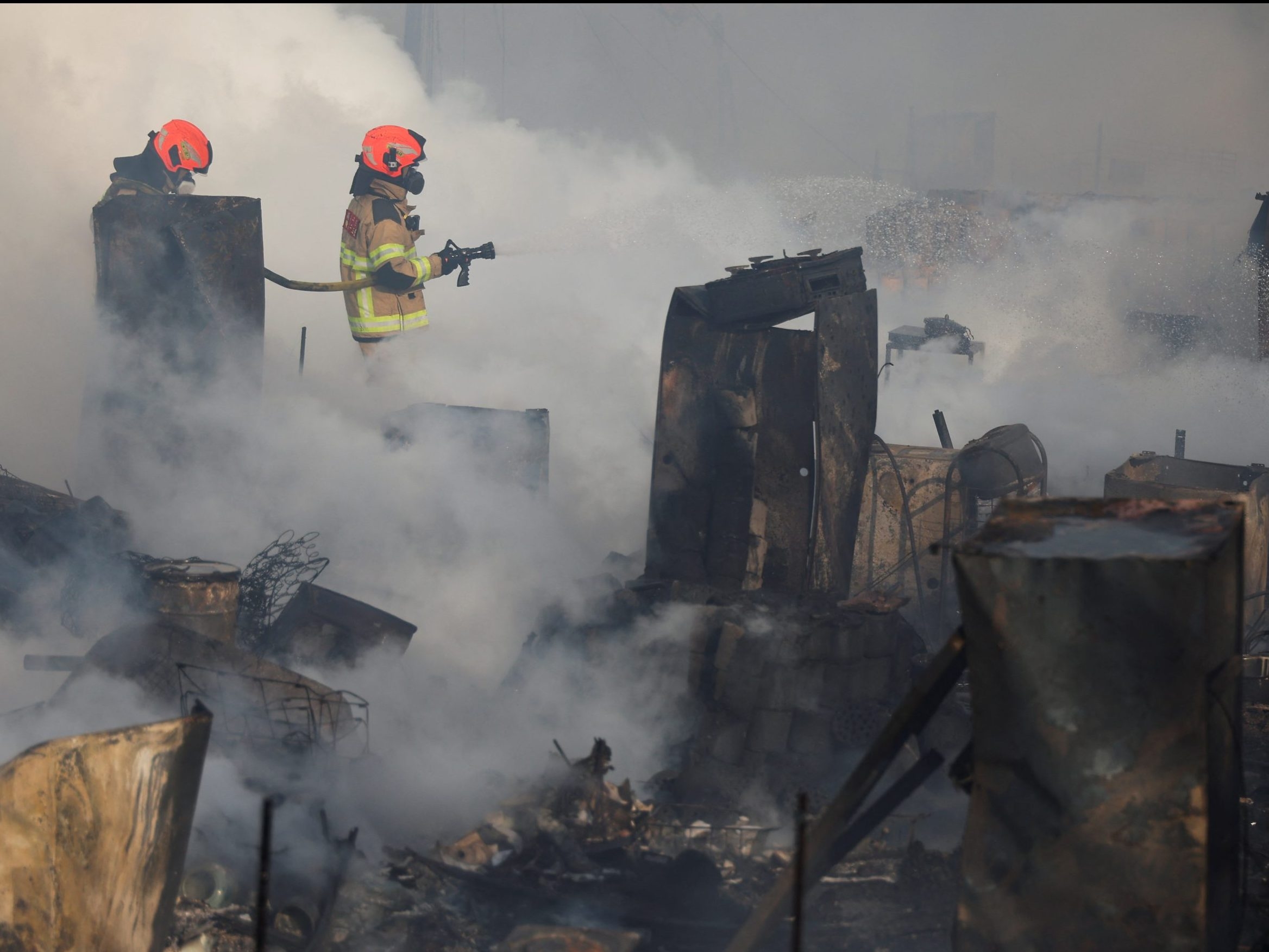 Des centaines de personnes évacuées d’un incendie dans un bidonville en Corée du Sud