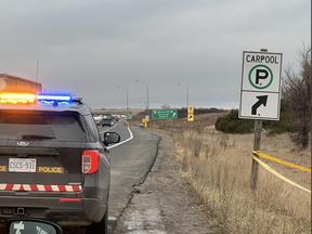 The Ontario Provincial Police is investigating the discovery of a body in the area of Highway 400 northbound near Highway 88, Bradford West Gwillimbury, they said Wednesday evening.