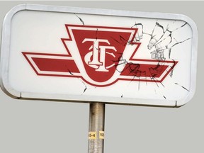 TTC sign. TORONTO SUN ILLUSTRATION