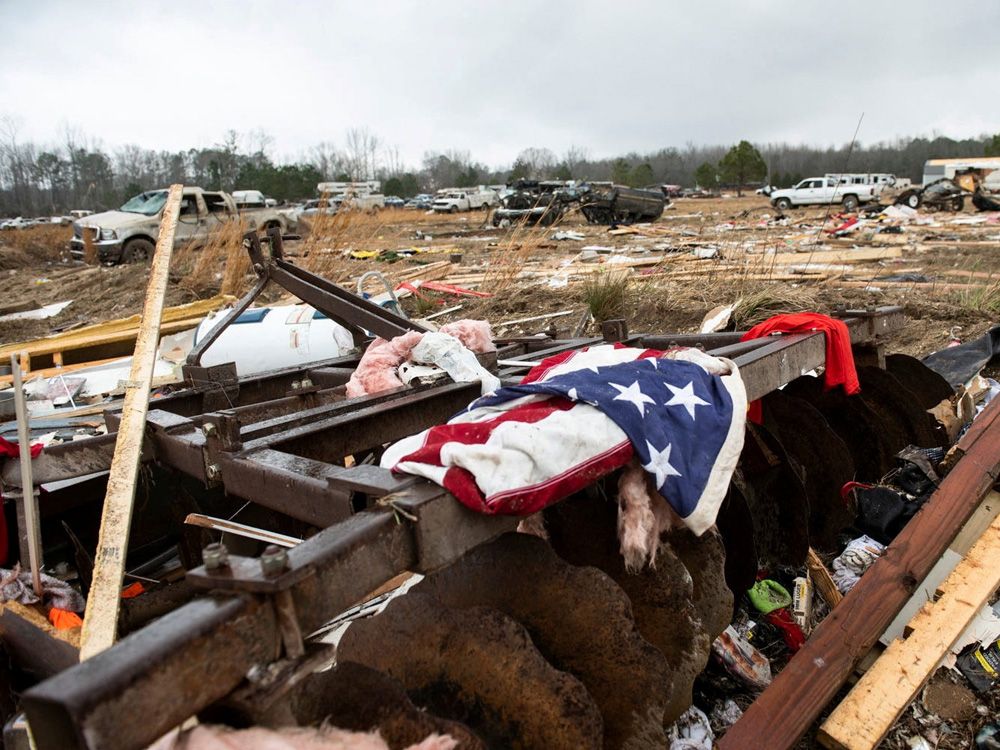 As tornadoes hit Alabama, survivors hid in tubs, shipping container
