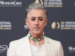 Scottish-American actor Alan Cumming poses for a photocall during the 59th Monte-Carlo Television Festival in Monaco on June 14, 2019.
